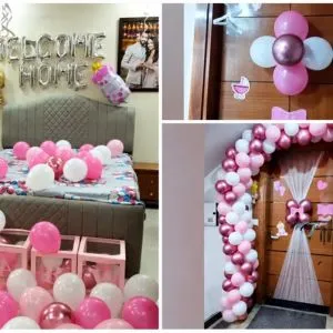 Baby Girl Pink Welcome Decor