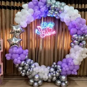 Baby Shower Ring Balloons Decoration