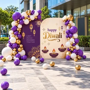 Diwali Festive Charm Balloon Decoration