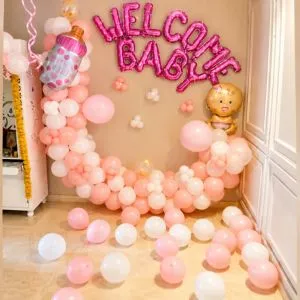 Dreamy Baby Girl Welcome Decor