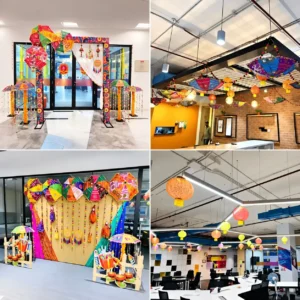 Elegant Diwali Decoration For Office